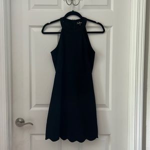 Lulu’s scalloped skater dress